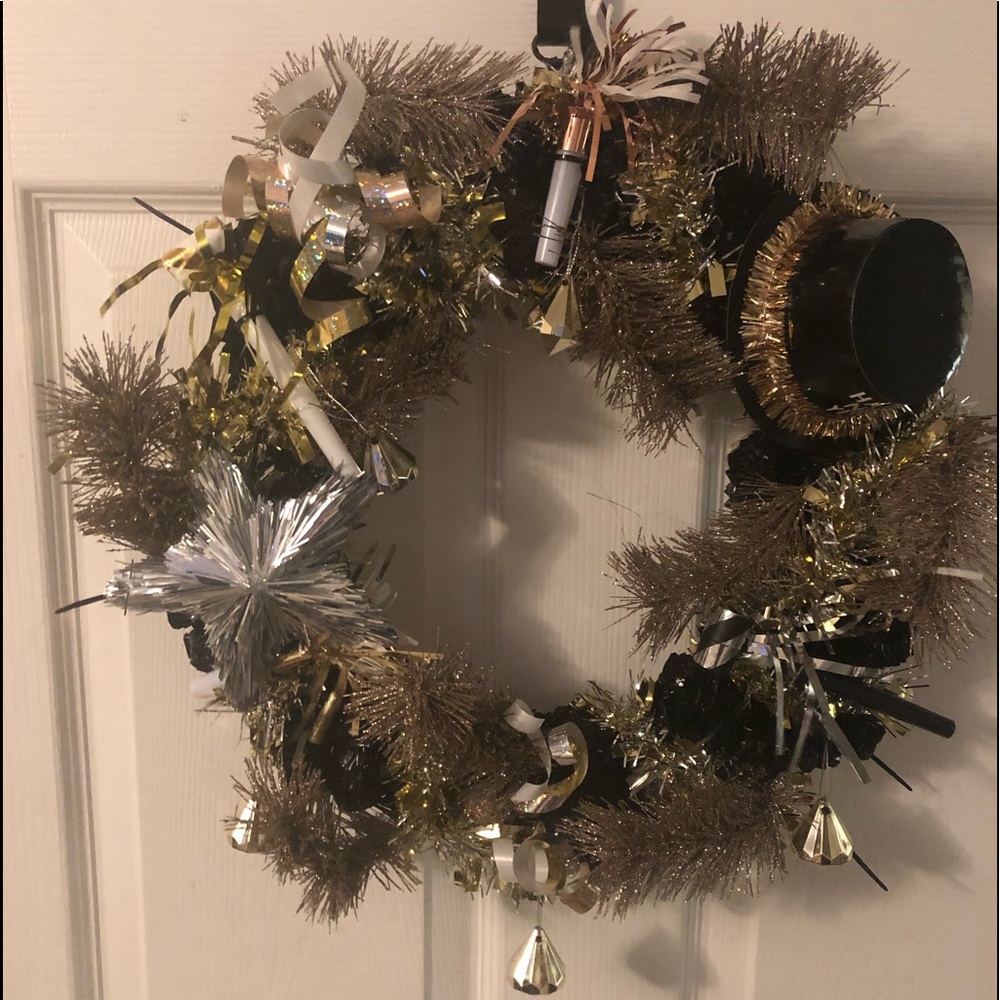 New Years wreath